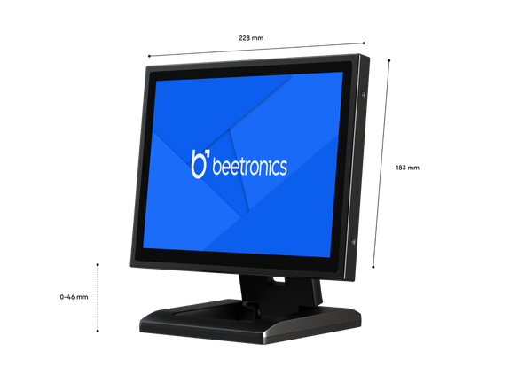 10 Inch Touchscreen Metaal (4:3)