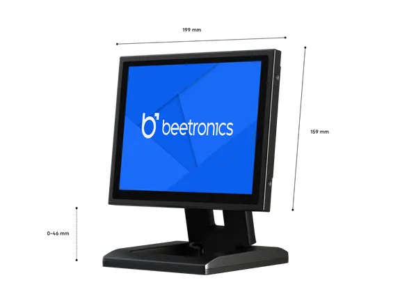 8 Inch Touchscreen Metaal (4:3)