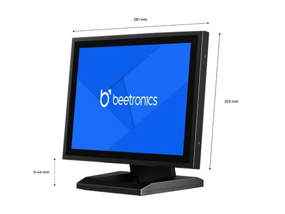 12 Inch Touchscreen Metaal (4:3)