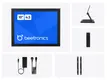 10 Inch Monitor Metaal (4:3)