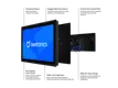 17 Inch Touchscreen Metaal (High-Brightness)