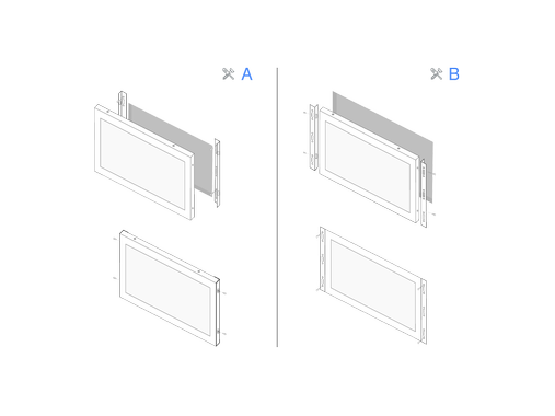 Écran 19 Pouces en Métal (5:4)