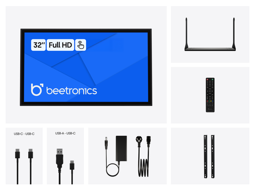 32 Inch Touchscreen Metaal