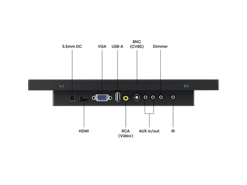 15 Inch Monitor Metaal (4:3)