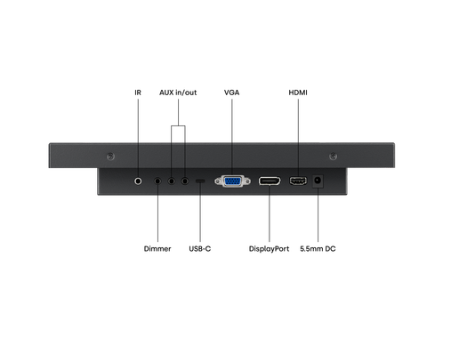 12 Inch Touchscreen Metaal (4:3)