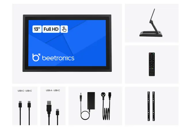 13 Inch Touchscreen Metaal