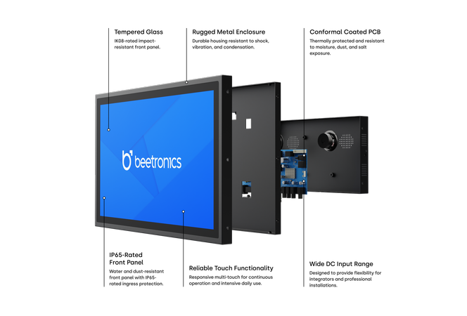 17 Inch Touchscreen Metaal