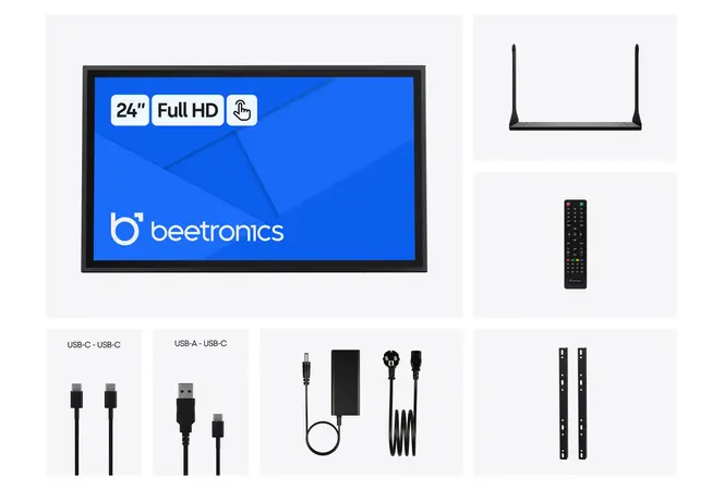 24 Inch Touchscreen Metaal