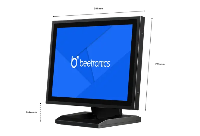 12 Inch Touchscreen Metaal (4:3)